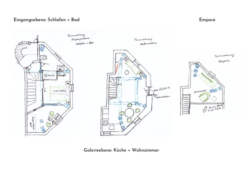Moderne Ferienwohnungen In Einer Muehle Im Zentrum Flensburgs Exterior foto
